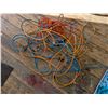 Image 4 : Lot of Extension Cords and Hanging Work Light