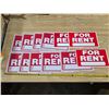 Image 1 : 13 for rent signs