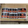 Image 1 : 22 no parking signs