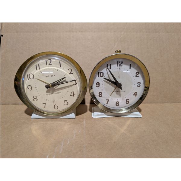 (2) Vintage Westclox Big Ben Clocks
