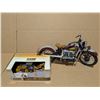 Image 1 : Case Construction Die Cast 1/50 Model and Plastic Indian Motorcycle Model