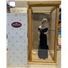 Image 1 : Hand Crafted "The Ashton-Drake Galleries" Princess Diana Figure in Glass and Wood Display and Origin