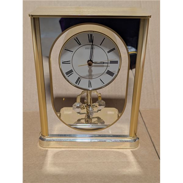 Seiko Quartz Unique Designed Clock (Working)
