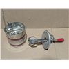 Image 1 : (2) Vintage Baking Items Power-Siffer and hand Mixer