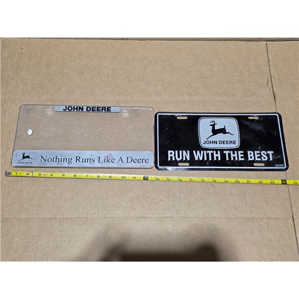 John deere plates