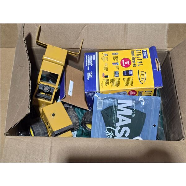 Box of misc items