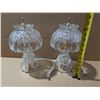 Image 2 : (2) Anna Huitte 24% Lead Crystal Lamps (Both Work)