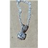 Image 6 : .925 Silver Necklace 18" w/ .925 Silver Earrings