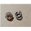Image 1 : .925 Silver Ring w/ Gem Stone Design w/  .925 Earrings