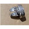 Image 2 : (2)  .925Silver Ring w/Unique Designed Stone