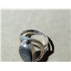 Image 3 : (2)  .925Silver Ring w/Unique Designed Stone