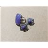 Image 1 : .925 Silver Ring w/ Gem Stone Design w/  .925 Earrings