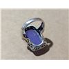 Image 4 : .925 Silver Ring w/ Gem Stone Design w/  .925 Earrings