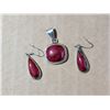 Image 1 : Possible Vintage Mexico  .925 Silver Pendant and Earrings