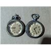 Image 1 : (2) Quartz Brand Pocket Watches (Not Working)