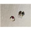 Image 1 : .925 Silver Ring w/  .925 Earrings