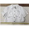 Image 1 : White jean jacket- size 10