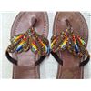 Image 2 : Beaded flip flops- womens size 11.5