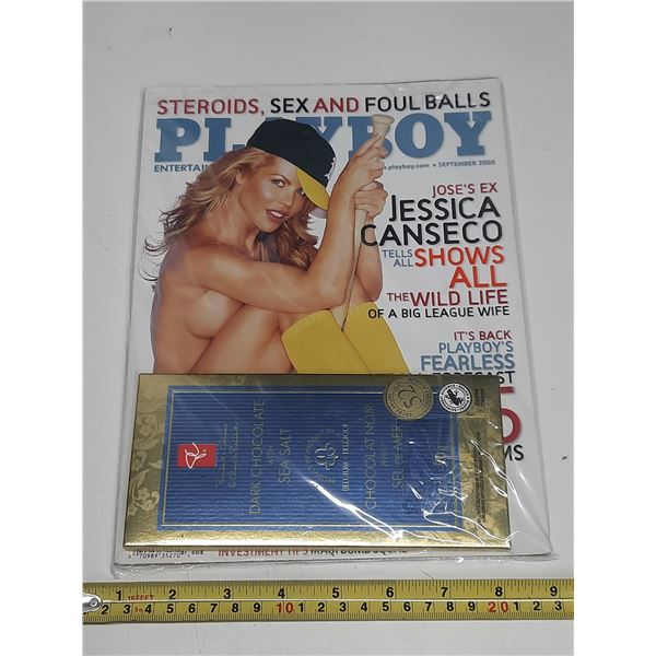 2005 Playboy Magzine with Dark Chocolate.