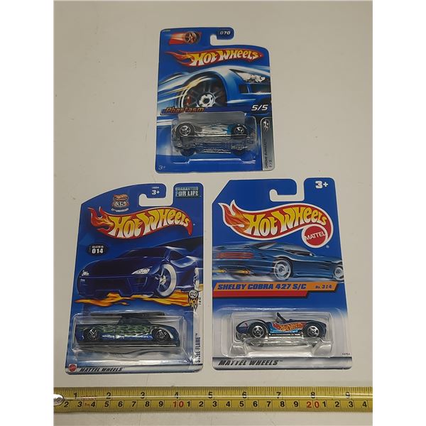 Lot of (3) Hot Wheel Cars.