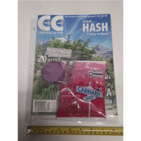 Cannabis Culture Magzine with 15x 420 Seeds and Carnaby Sweet Candy.