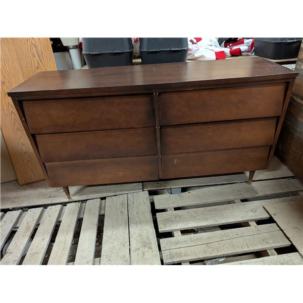 Unique Slanted Drawer Designed 6 Drawer Dresser 16"x54"x29"