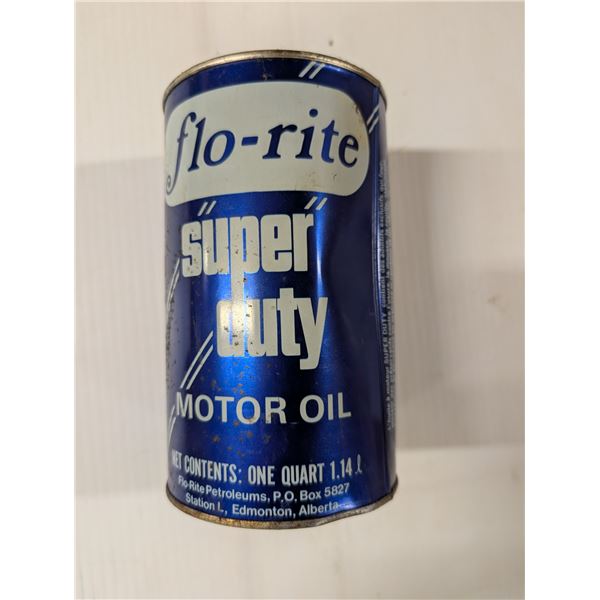 Flo Rite Za Vintage Flo-Rite Super Duty Motor Oil Sealed - Schmalz Auctions