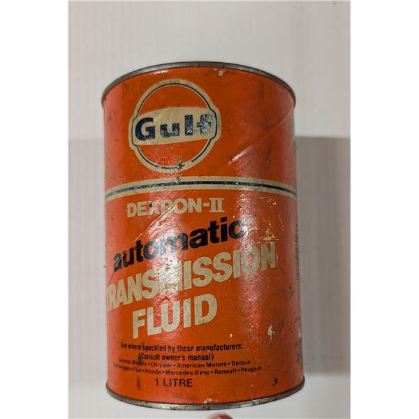 Vintage Gulf Dexron II Automotic Transmission Fluid Sealed