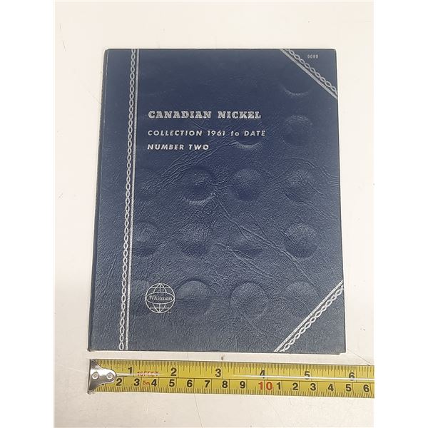 Canadian Nickle/Five Cents Binder Collection 1961 to 2015. (Total 58 Coins)