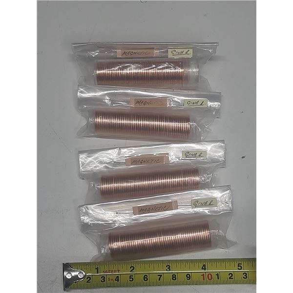 (3) 2007 and 2008 Roll of Canada Proof Like One Cents.