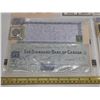 Image 2 : (2) 1924 Canada 5 Cents, The Standard Bank of Canada Cheque, Stamps, etc.