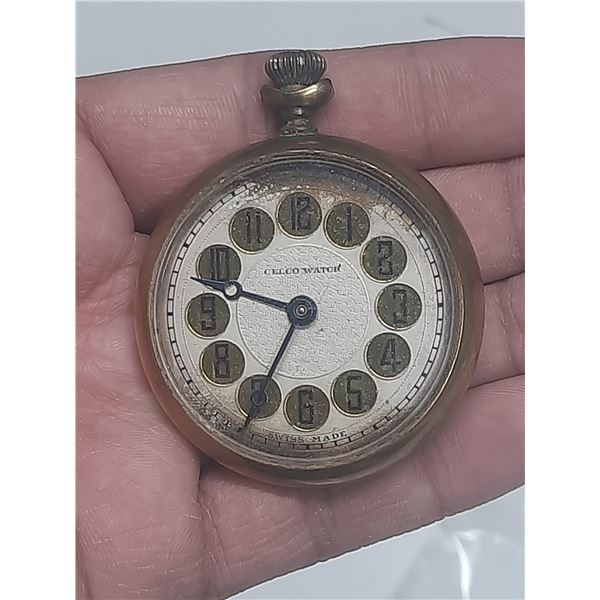 Vintage "Celco Watch" - Swiss Made - (Untested)