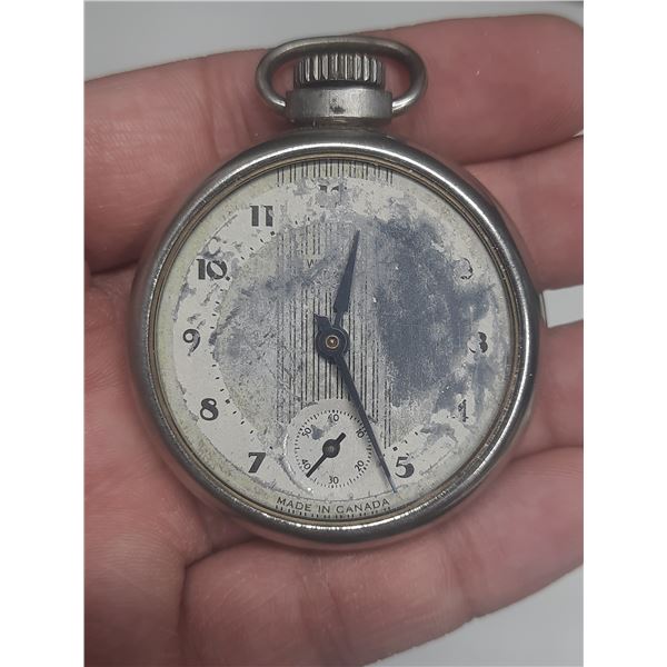 Vintage Westclox Dax Pocket Watch . (Untesterd)