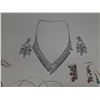 Image 7 : Lot of Jewelry. (Necklace, Earings, etc.)