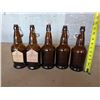 Image 2 : (5) Kombucha Bottles w/ Marked Bottoms
