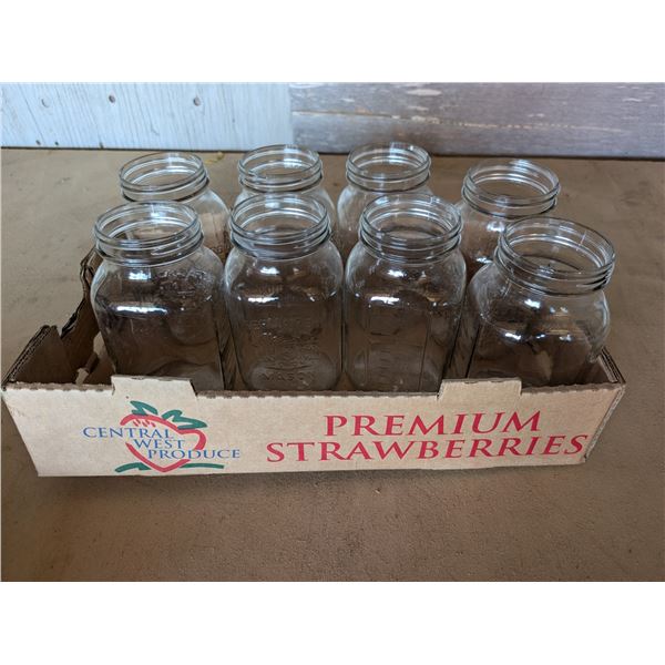 (8) Bernardin Mason Jars