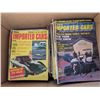 Image 3 : Box full of Vintage Foreign Sports Cars, Imported Cars, Motocross Magazines from Late 20th Century E