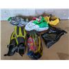 Image 1 : Box of Pool Floaties, Flippers, Snorkels, and etc.