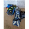 Image 1 : Box of Pool Floaties, Flippers, Snorkels, and etc.