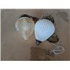 Image 1 : (2) Vintage Unique Designed Ceiling Lights (Wires Damaged)