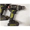 Image 2 : (2) ROCKWELL 20V MAX Lithium Drills w/ Charger and Batteries (Both Work)