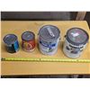 Image 2 : 4 paint cans- 3 full and 1 half full