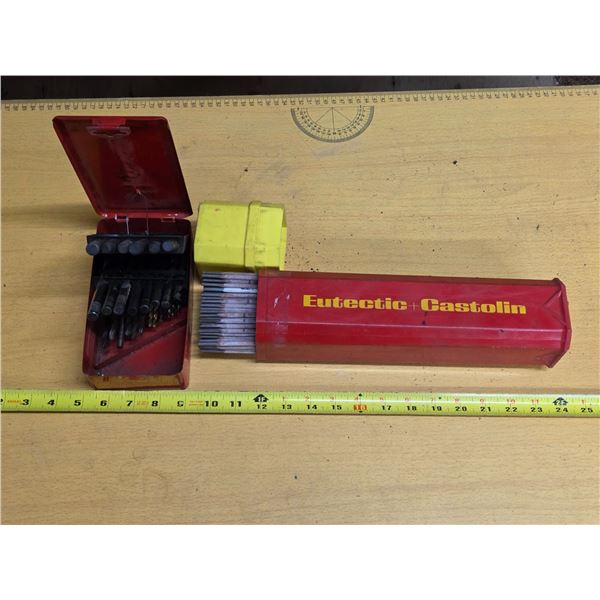 Welding rods and drill bits