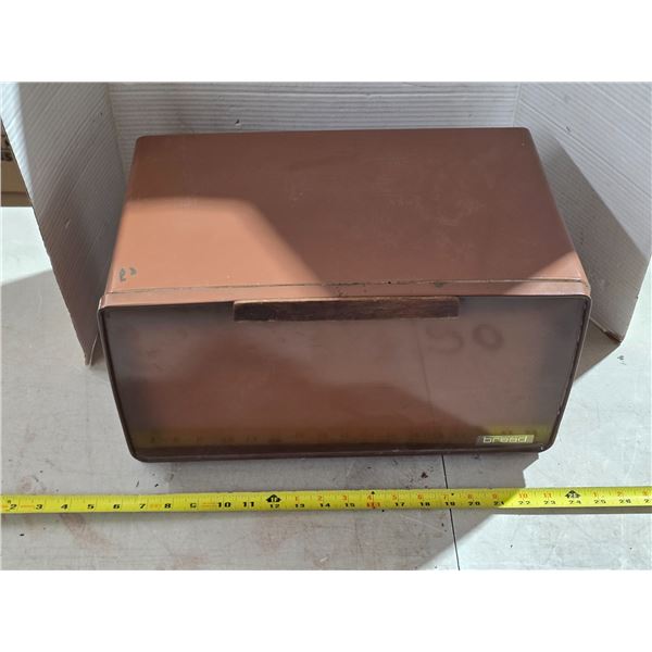 Bread box- 17" by 11" by 9"H