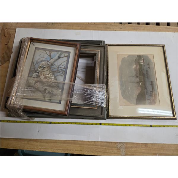 Lot of pictures and frames