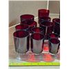 Image 3 : Ruby glass cups- various sizes