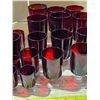 Image 4 : Ruby glass cups- various sizes