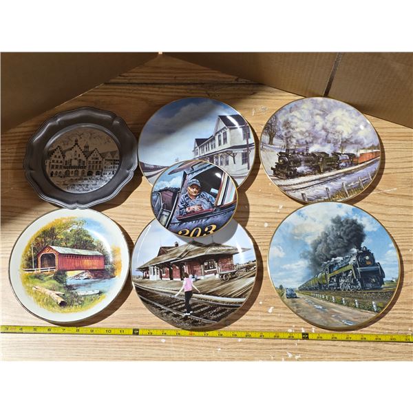 7 decorative plates