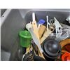 Image 2 : Tote of Misc. Kitchen Supplies