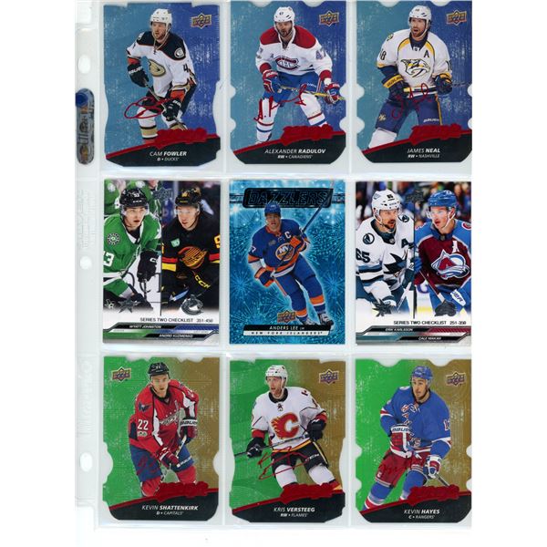 Sheet of NHL Sports Cards (Upper Decker Cards)
